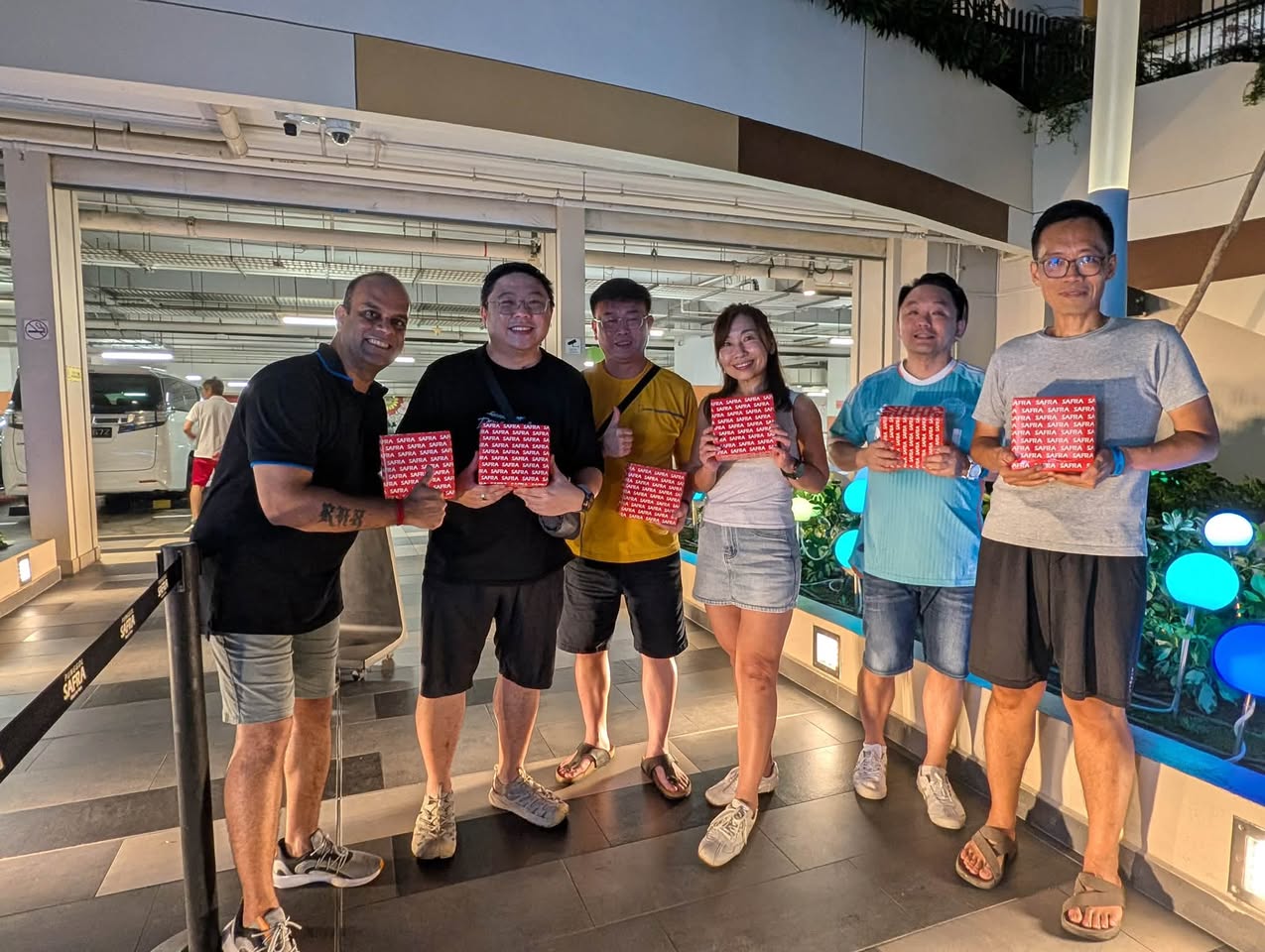 Group holding SAFRA gift cards