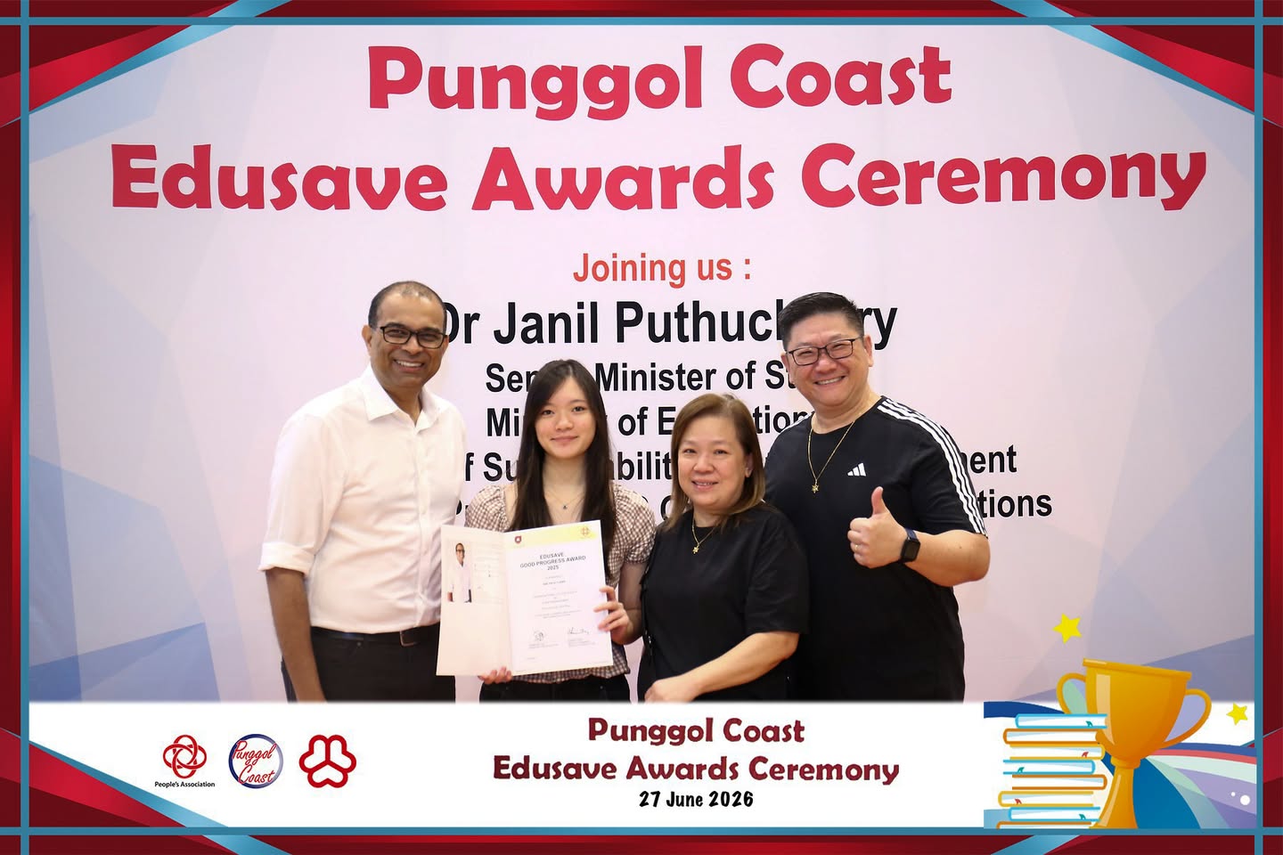 Dr Janil Puthucheary at Edusave Awards Ceremony