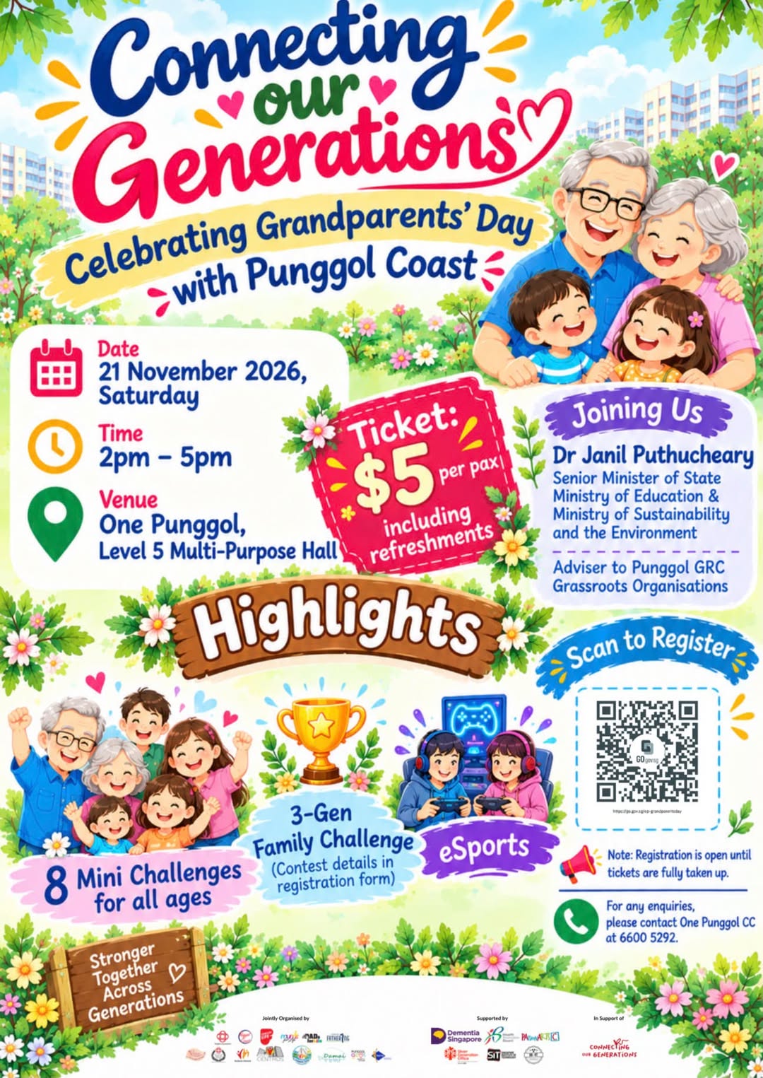 Grandparents' Day celebration at One Punggol
