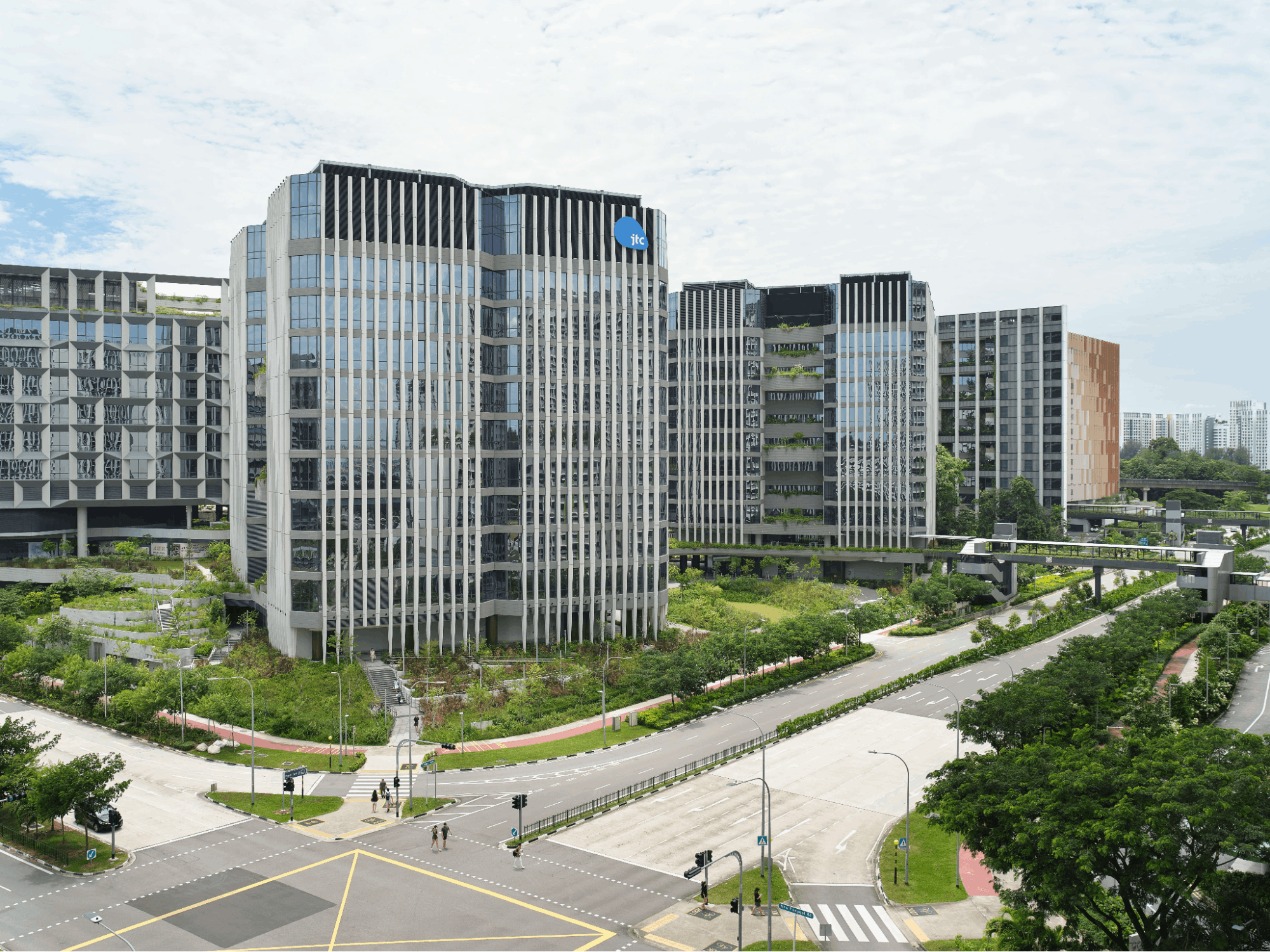 JTC building at Punggol Digital District, home to the ConTech construction robotics showcase
