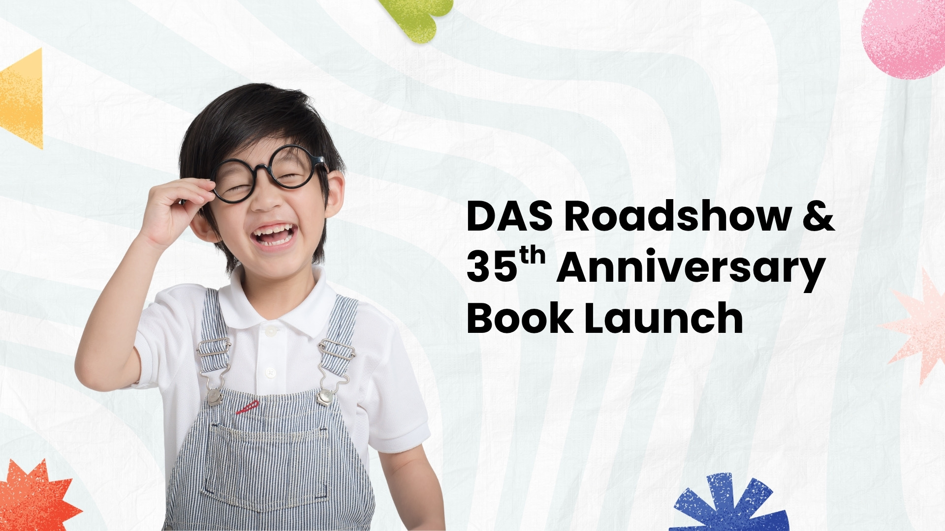 DAS Roadshow and 35th Anniversary Book Launch banner for Punggol Coast Mall