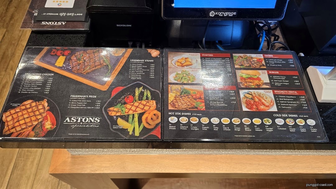 Menu image for Astons Specialities @ Punggol Coast Mall.