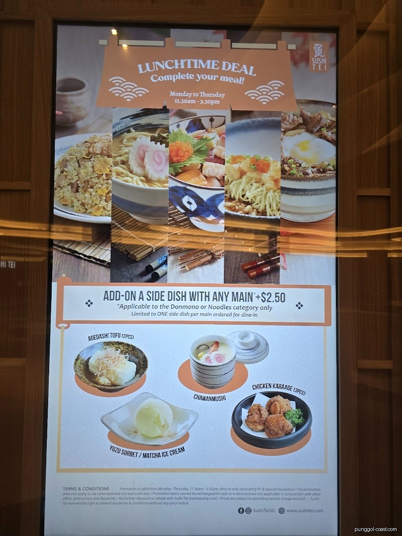 Menu image for Sushi Tei.