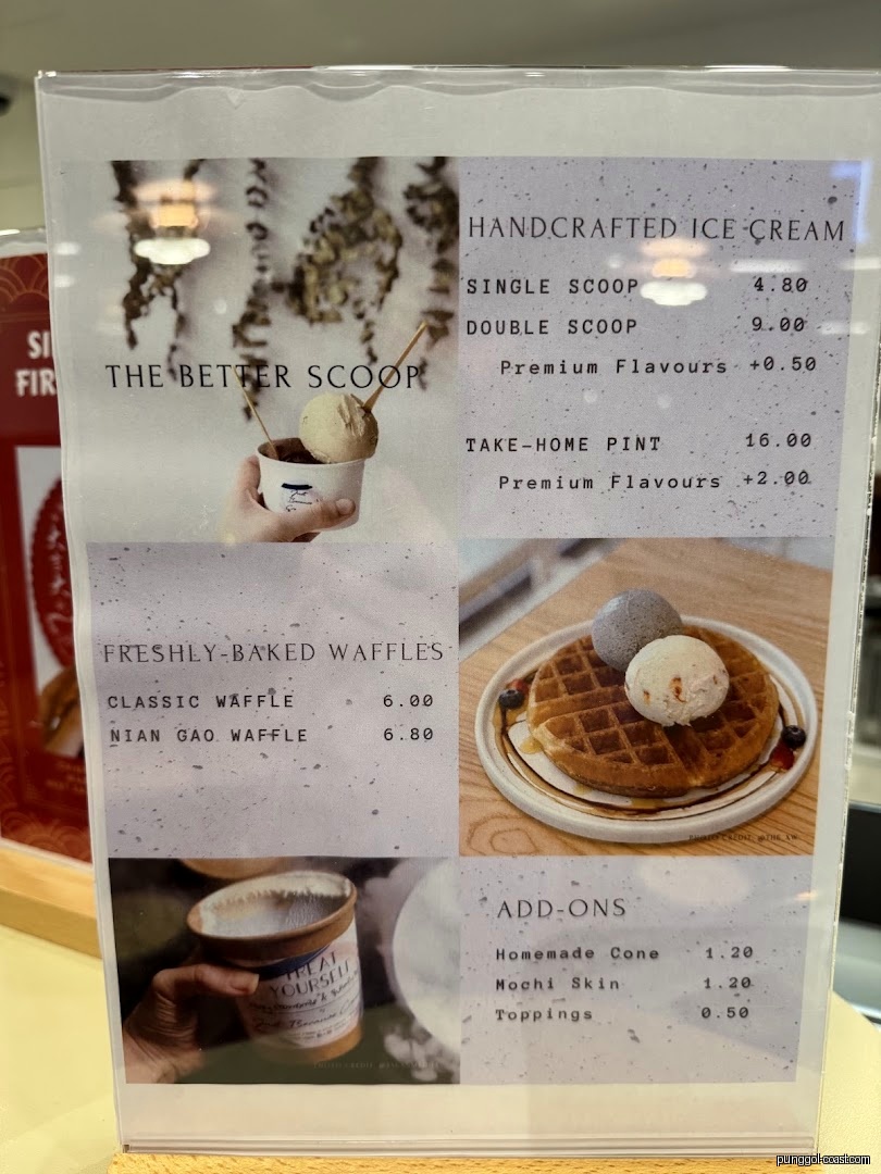 Menu image for The Better Scoop.